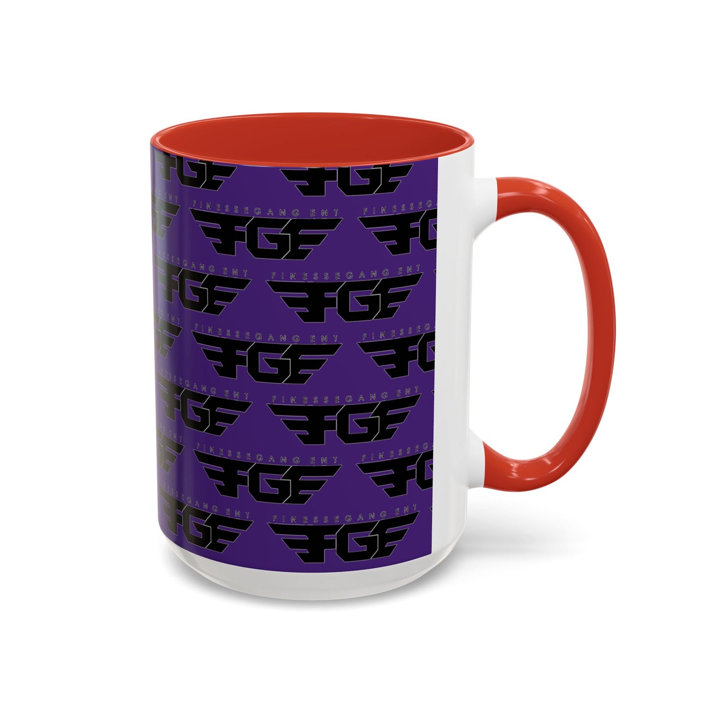 Funky Purple Accent Coffee Mug - Unique Gift for Coffee Lovers, Stylish Home Decor, Office Essential, Birthday Present, Empowering Vibes