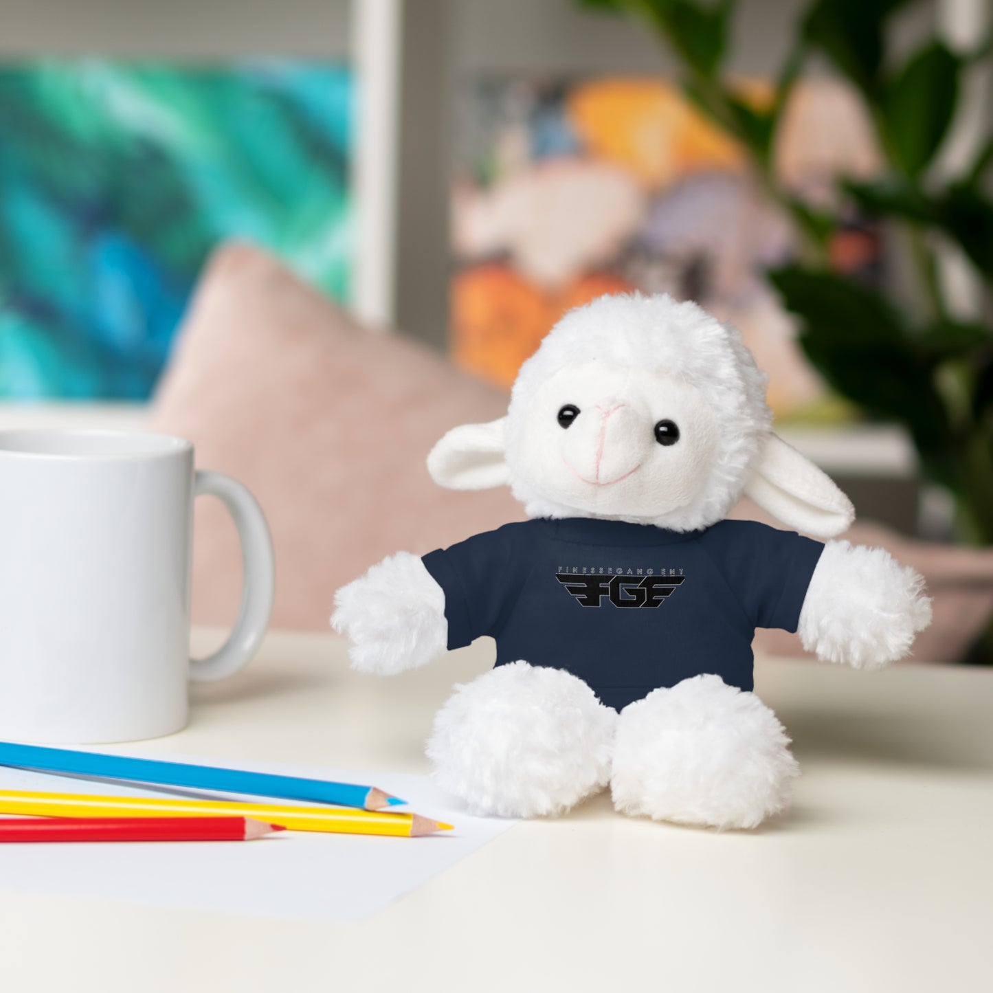 Stuffed Baby NESSY POOH Animals with FGE Tee