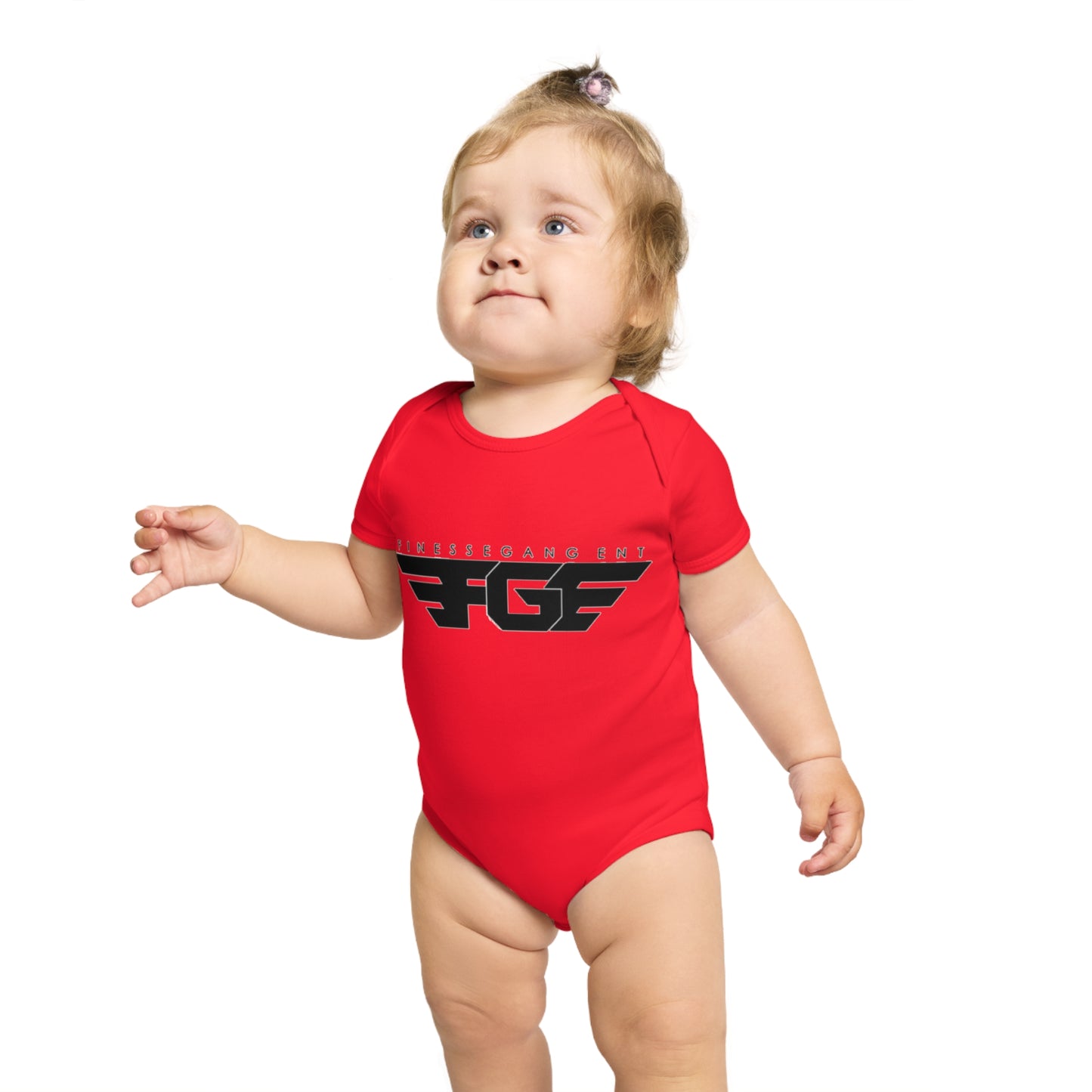 Finesse Agent Short Sleeve Baby Bodysuit - Trendy Infant Apparel