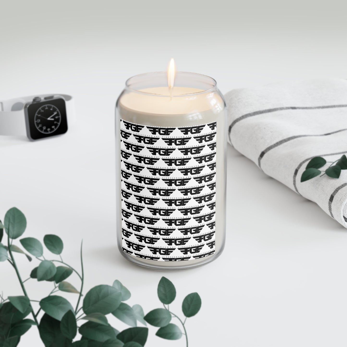 FGE Scented Soy Candle - Modern Aromatherapy, Eco-Friendly Gift, Home Fragrance, Relaxation Candle, Unique Home Decor, Housewarming Present