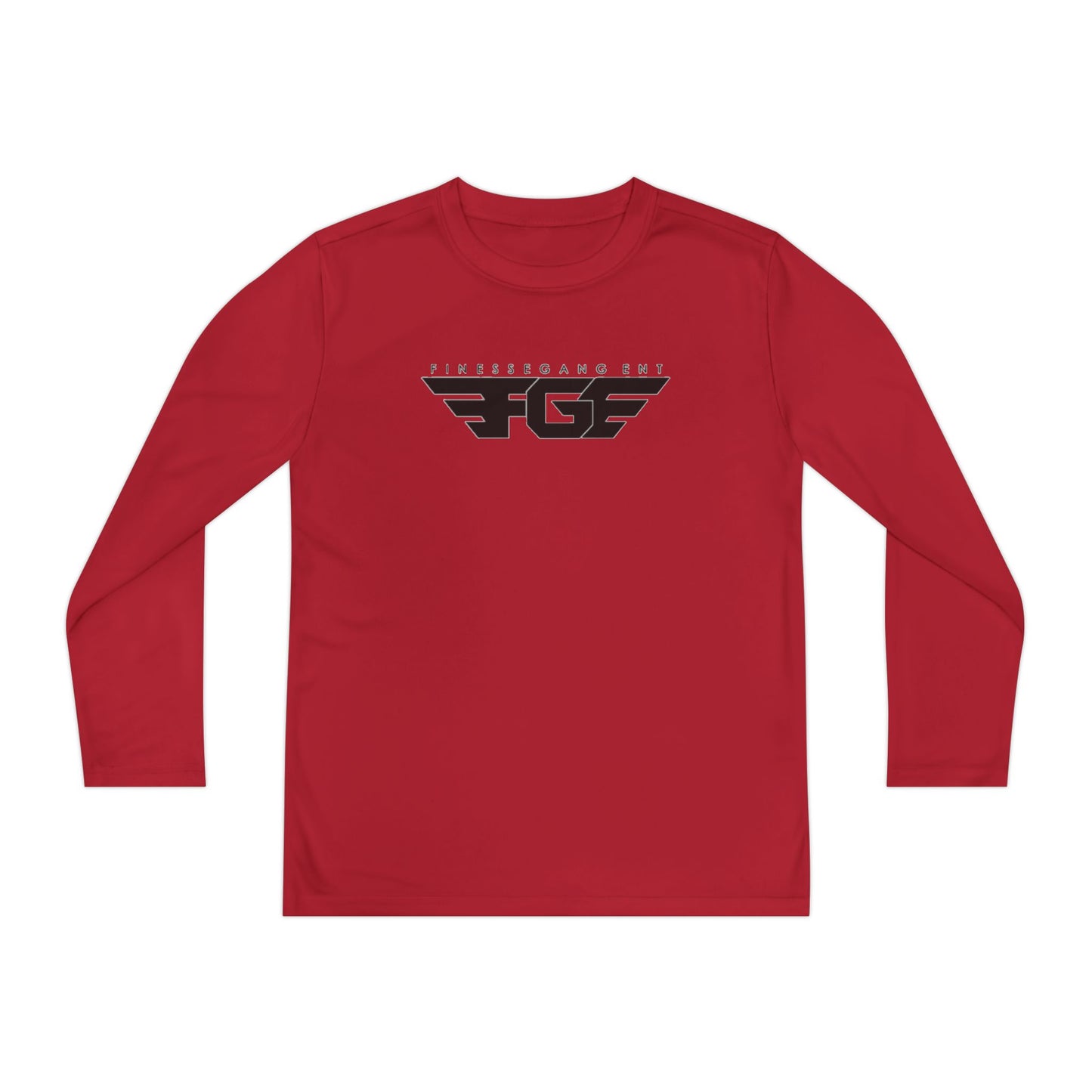 Youth FGE Long Sleeve Active Tee - Sportswear for Kids, Comfortable Athletic Shirt, Stylish Youth Tee for Team Events, Gift for Active Kids