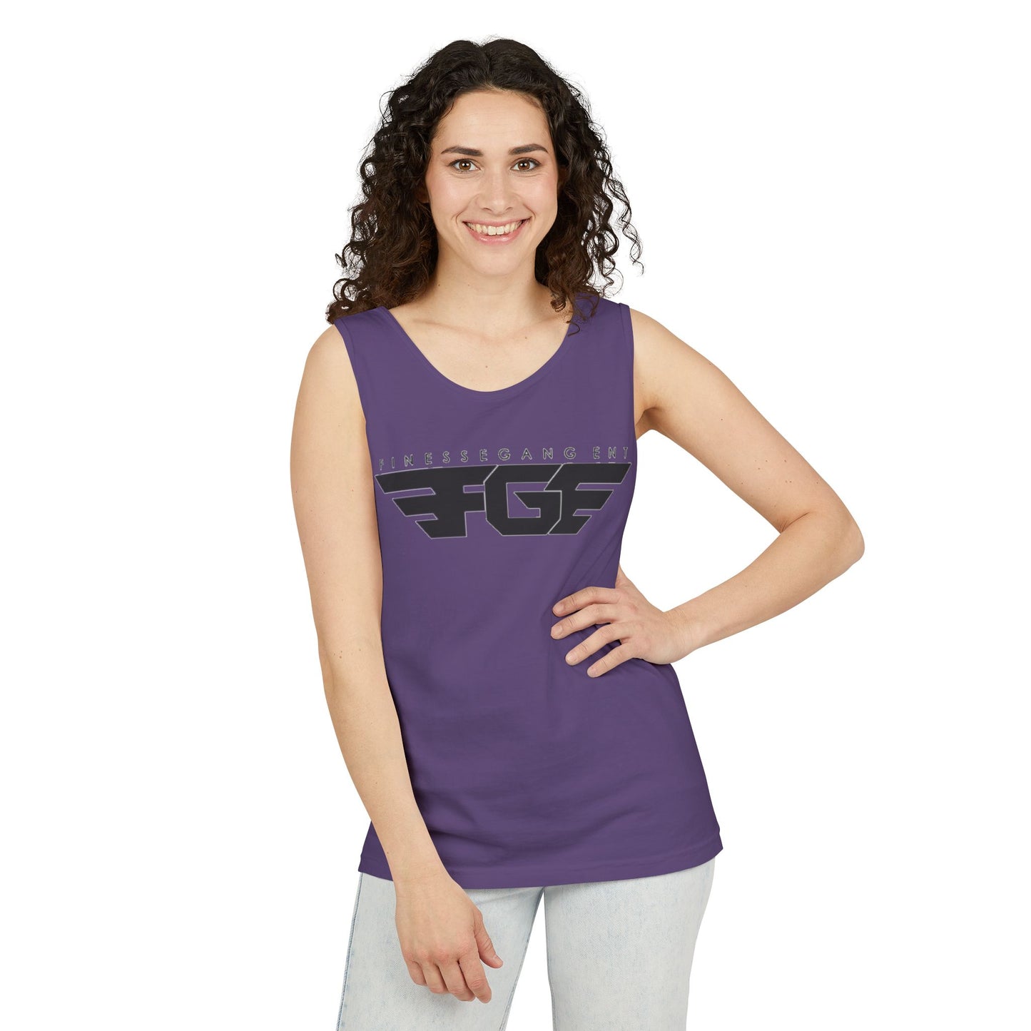 Trendy FGE Unisex Graphic Tank Top - Perfect for Summer, Casual Outings, Fitness, Parties, Gifts