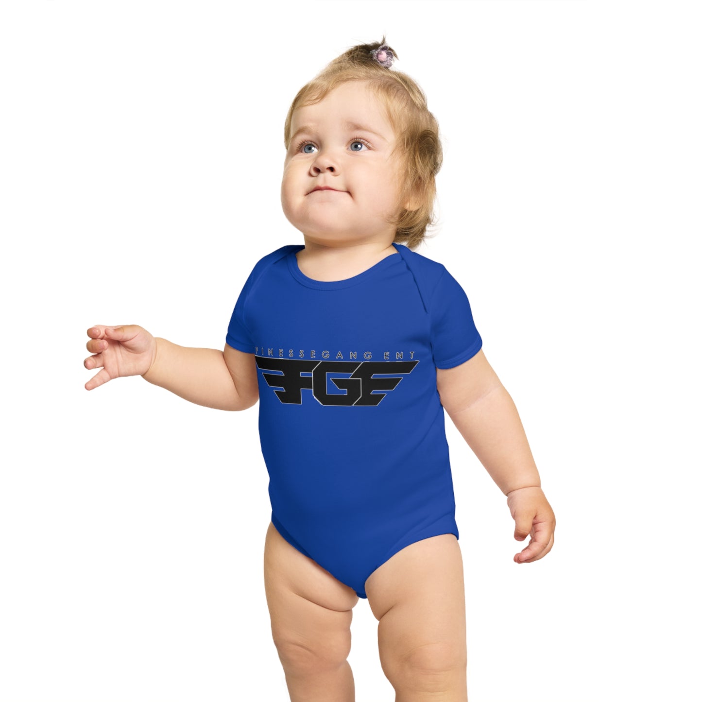 Finesse Agent Short Sleeve Baby Bodysuit - Trendy Infant Apparel