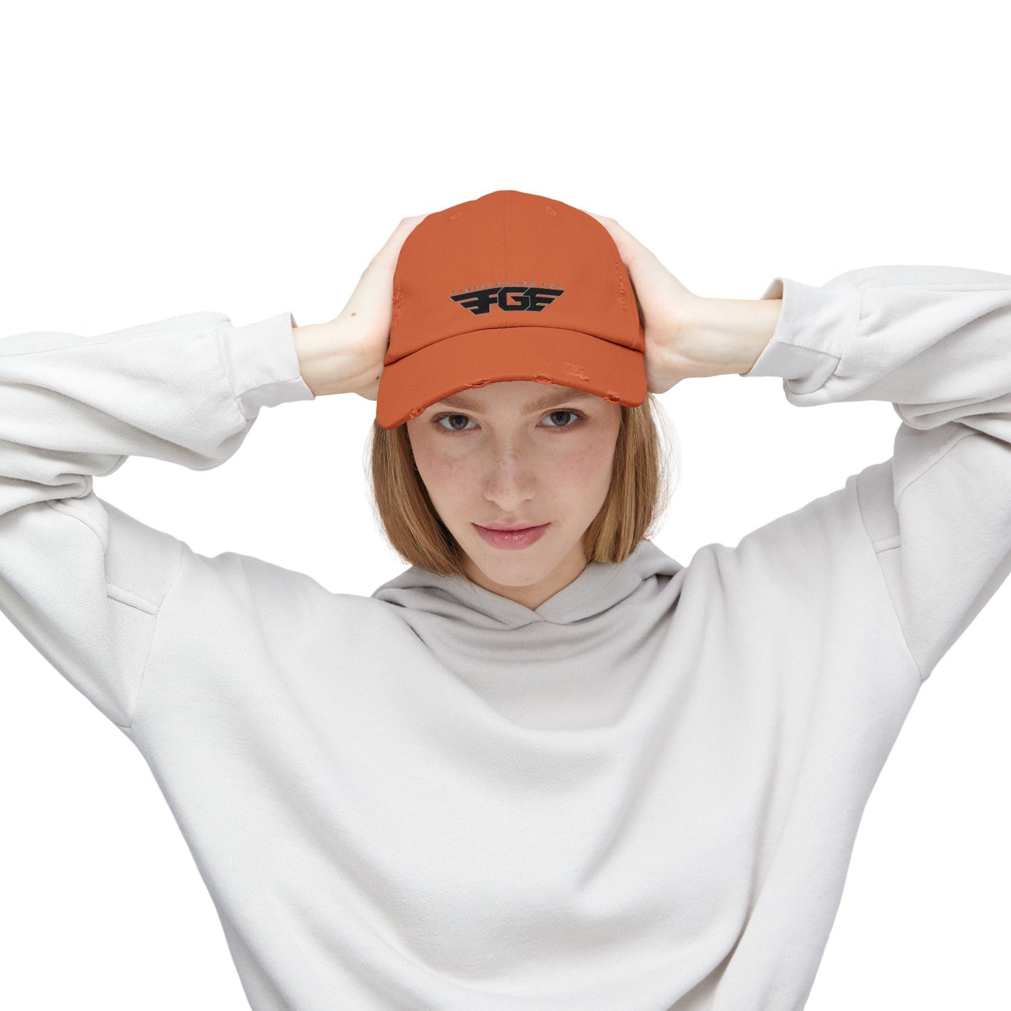 FGE Unisex Distressed Cap