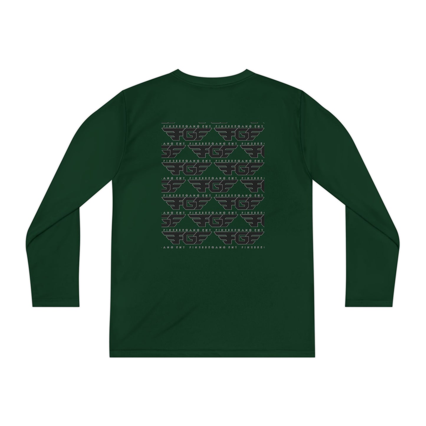Youth FGE Long Sleeve Active Tee - Sportswear for Kids, Comfortable Athletic Shirt, Stylish Youth Tee for Team Events, Gift for Active Kids