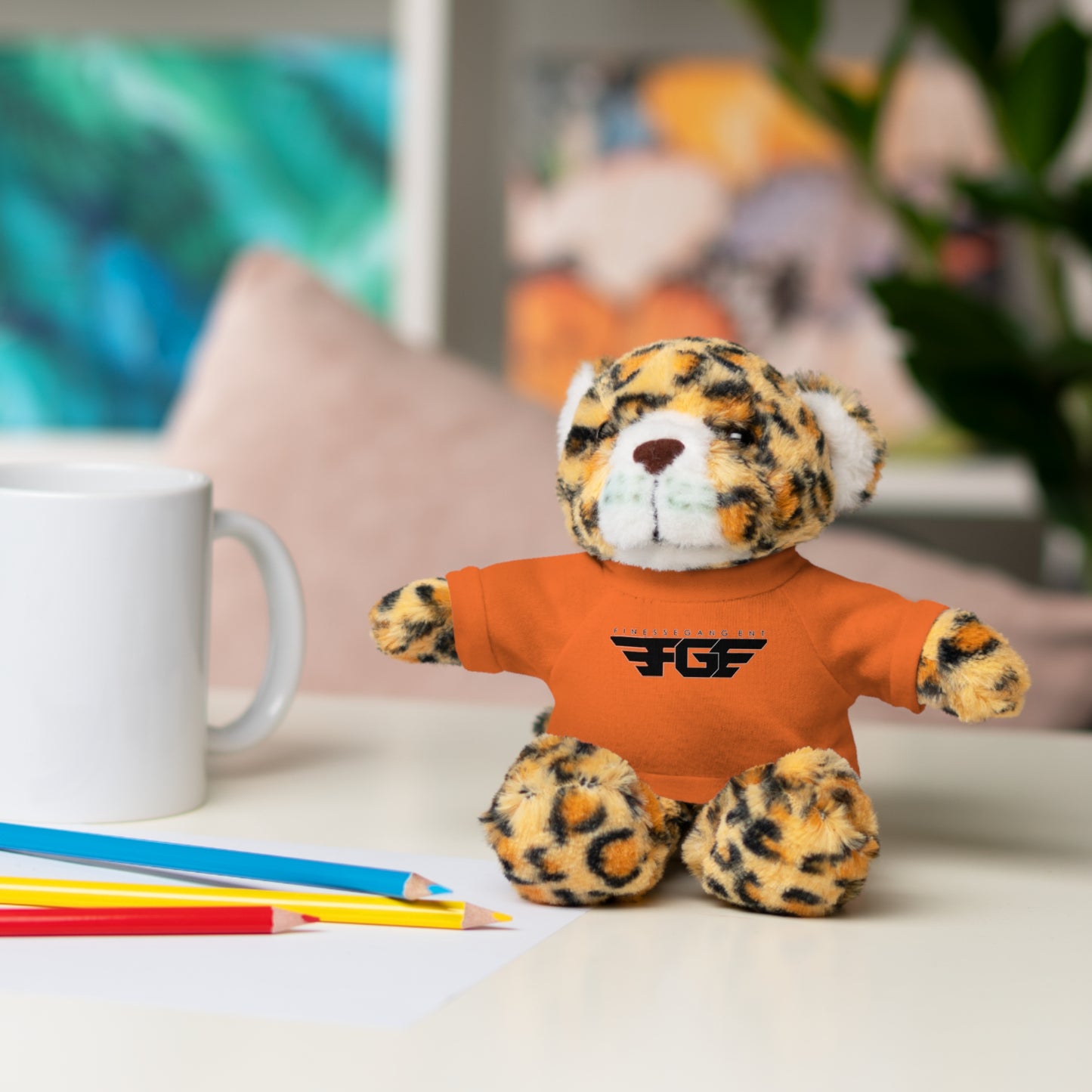 Stuffed Baby NESSY POOH Animals with FGE Tee