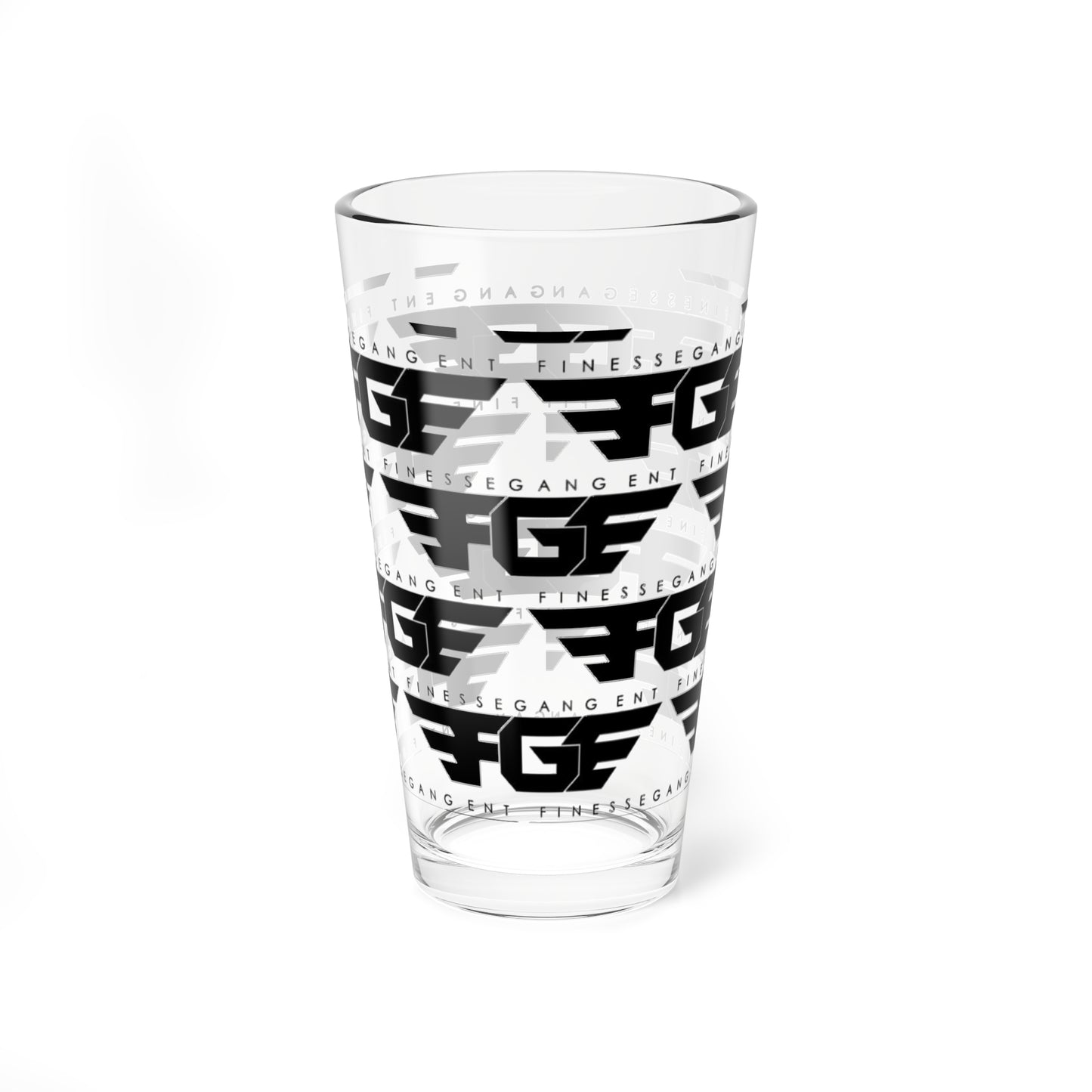 Stylish FGE Mixing Glass - 16oz, Barware, Cocktail Glass, Home Bar, Gift for Mixologists, Unique Drinkware, Party Essentials