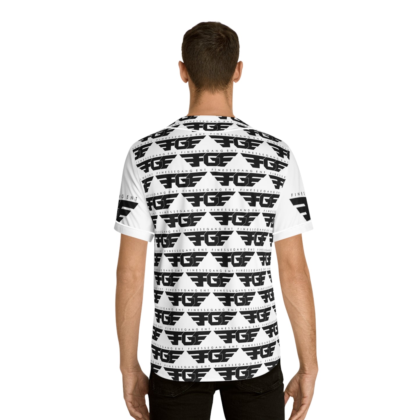 Men's FGE Baseball Jersey (AOP) - Stylish Sportswear for Game Days, Casual Outings, Fitness, Team Events, and Summer Celebrations