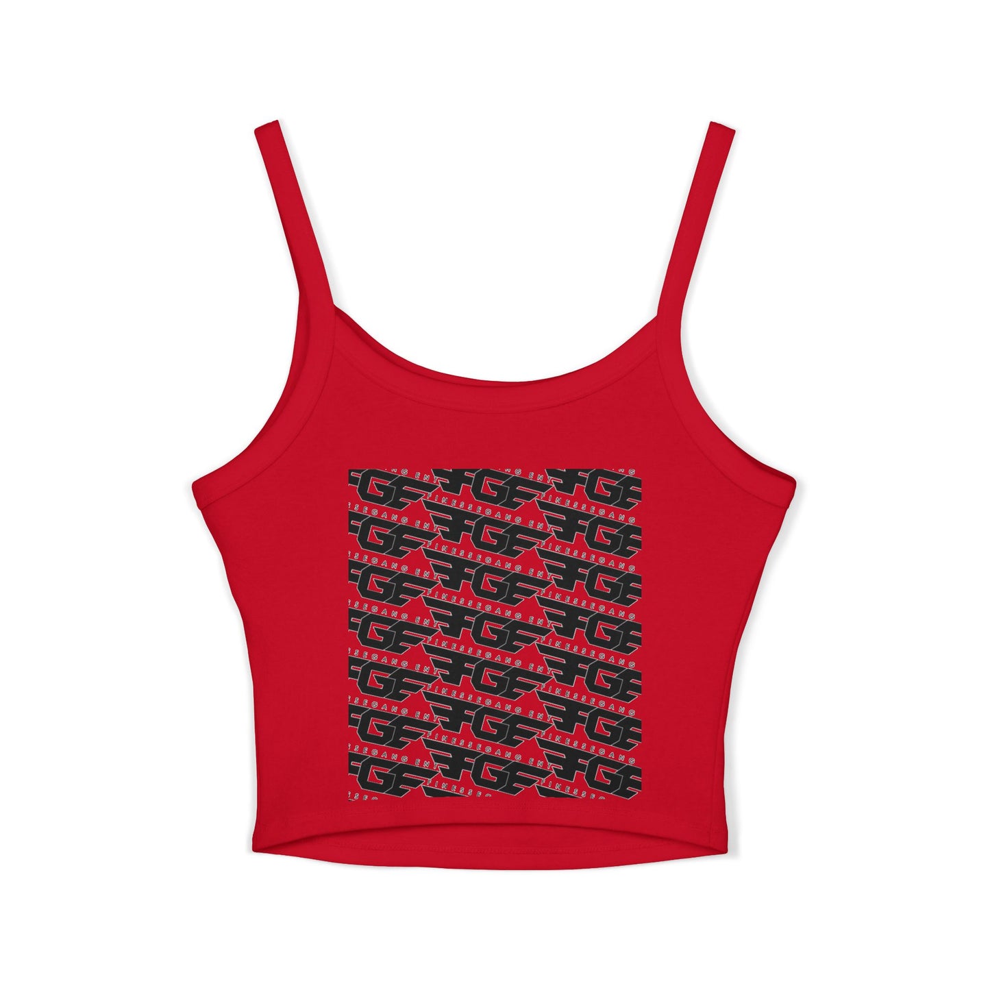 FGE Stylish Women's Spaghetti Strap Tank Top - Finessegagent Graphic Design