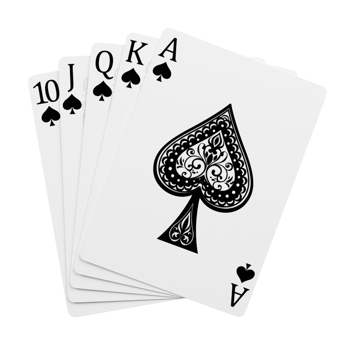 ALL BLACK FGE Poker Playing Cards