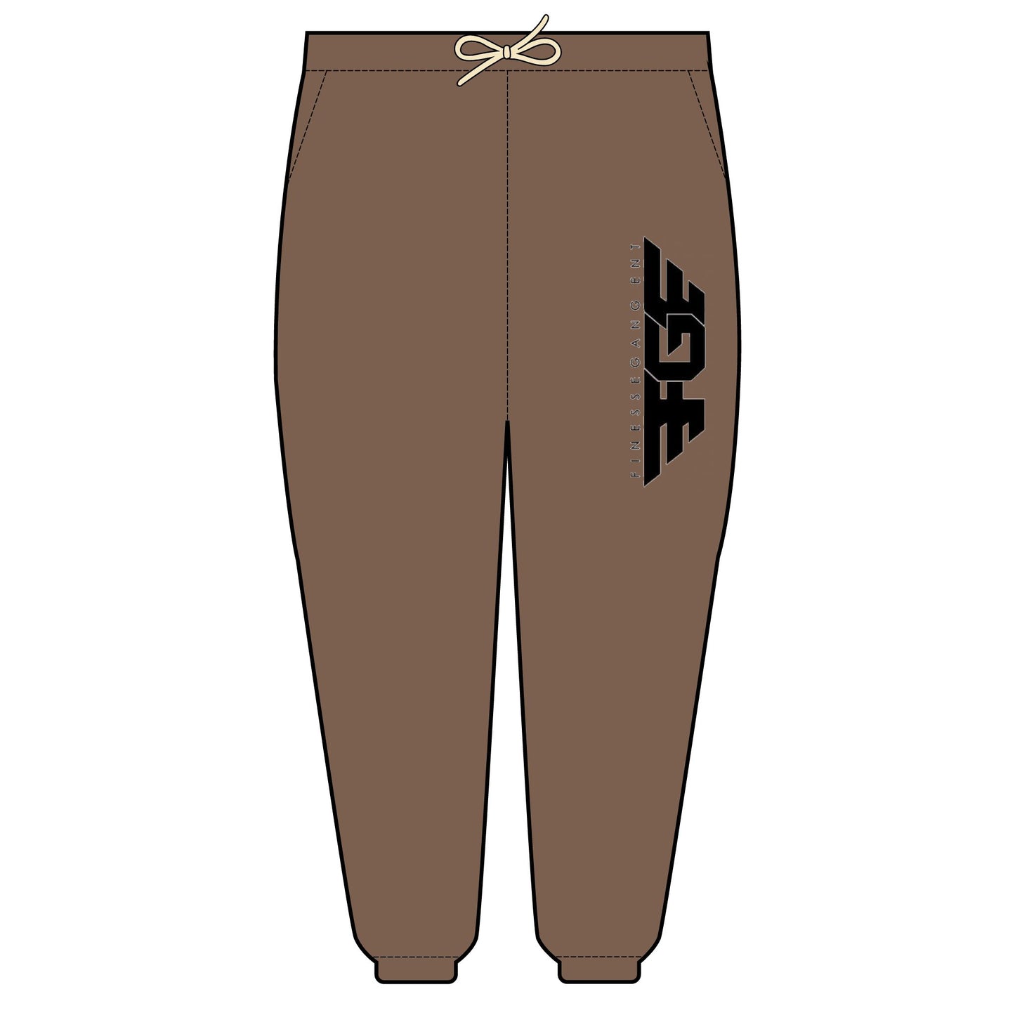 Stylish FGE Unisex Fleece Sweatpants, Cozy Lounge Pants for Men and Women, Casual Weekend Wear, Athleisure Gear