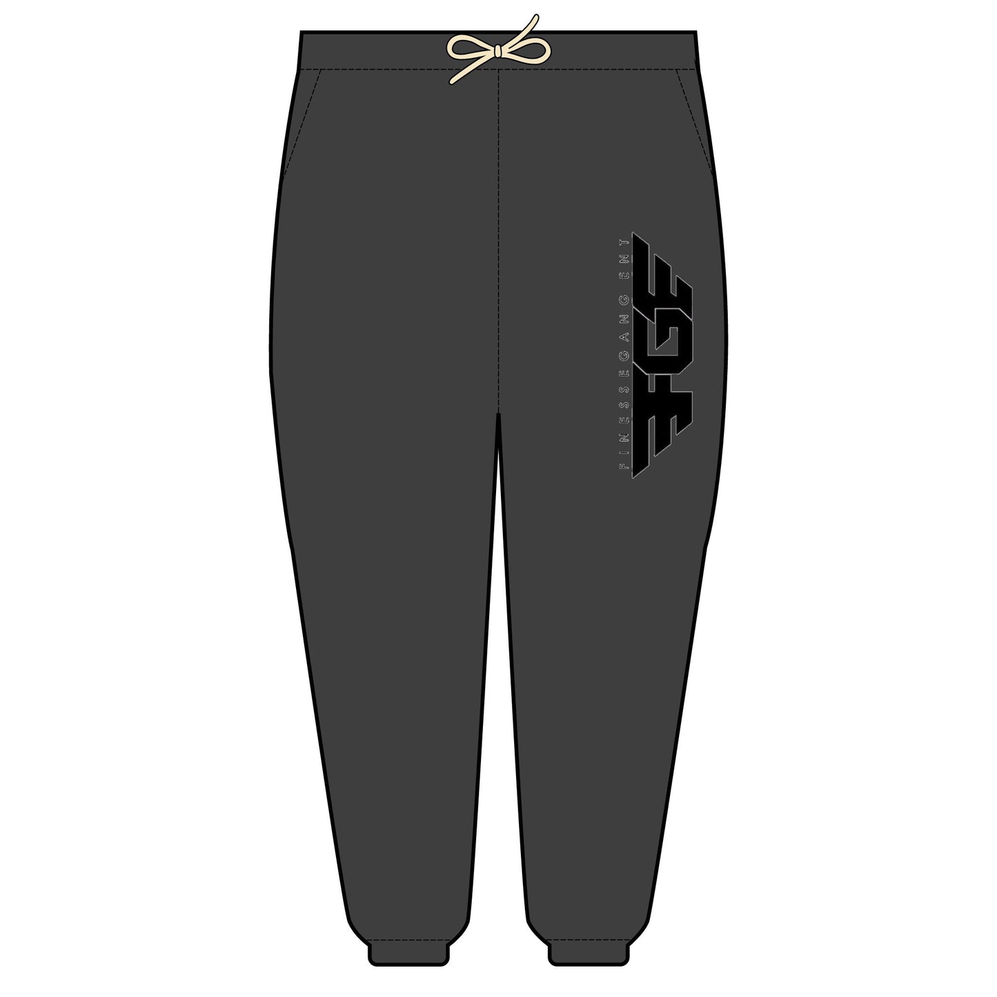 Stylish FGE Unisex Fleece Sweatpants, Cozy Lounge Pants for Men and Women, Casual Weekend Wear, Athleisure Gear