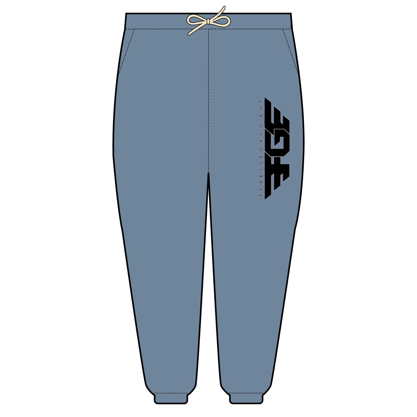 Stylish FGE Unisex Fleece Sweatpants, Cozy Lounge Pants for Men and Women, Casual Weekend Wear, Athleisure Gear