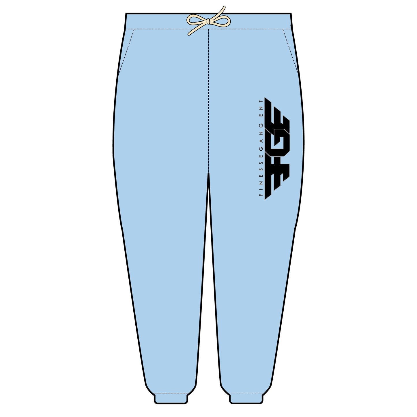 Stylish FGE Unisex Fleece Sweatpants, Cozy Lounge Pants for Men and Women, Casual Weekend Wear, Athleisure Gear