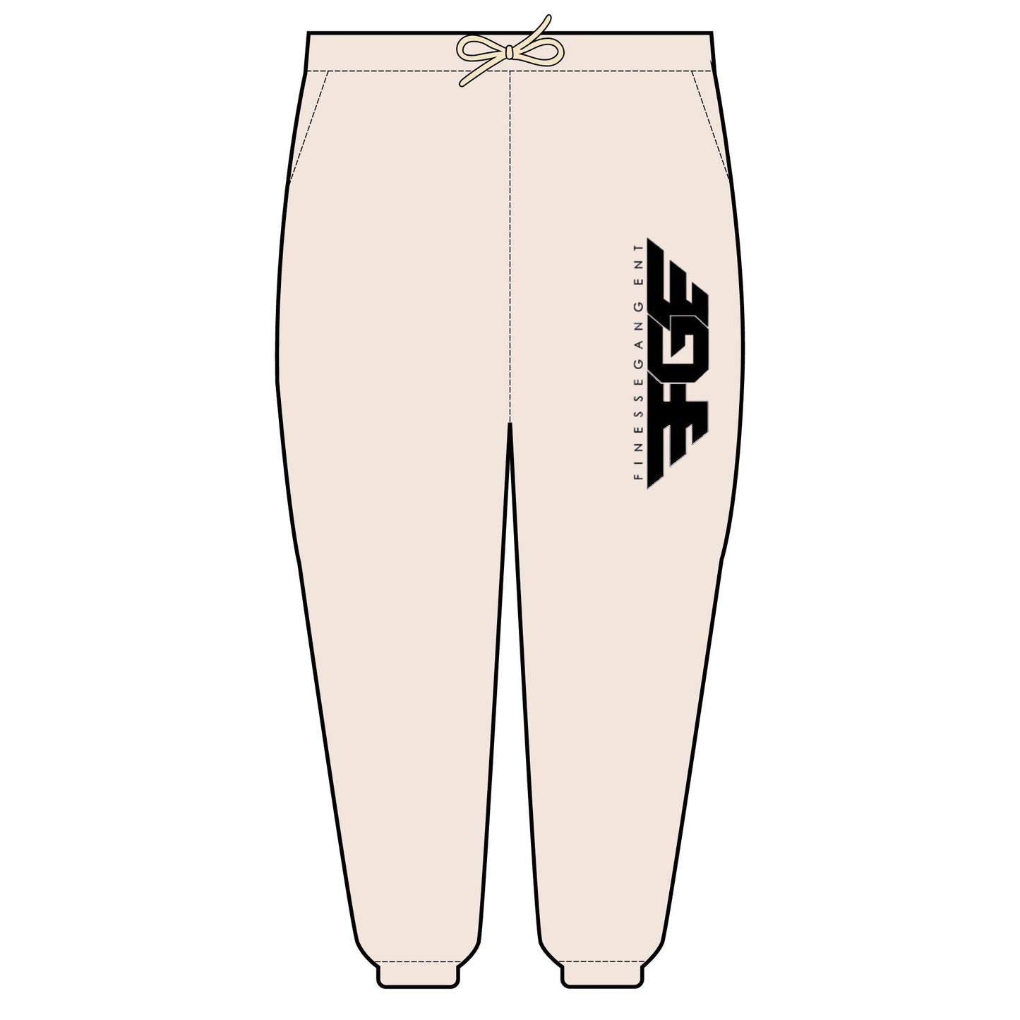 Stylish FGE Unisex Fleece Sweatpants, Cozy Lounge Pants for Men and Women, Casual Weekend Wear, Athleisure Gear
