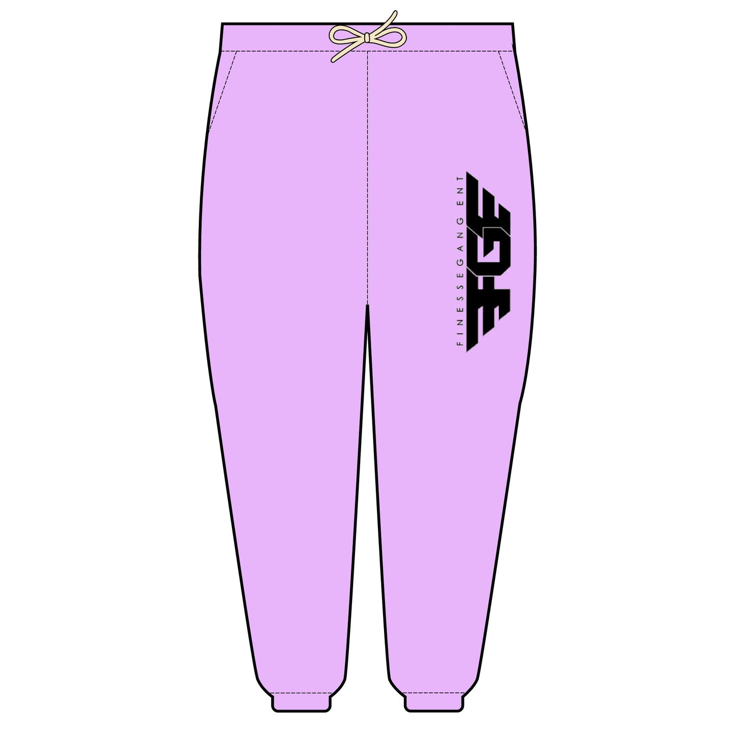 Stylish FGE Unisex Fleece Sweatpants, Cozy Lounge Pants for Men and Women, Casual Weekend Wear, Athleisure Gear