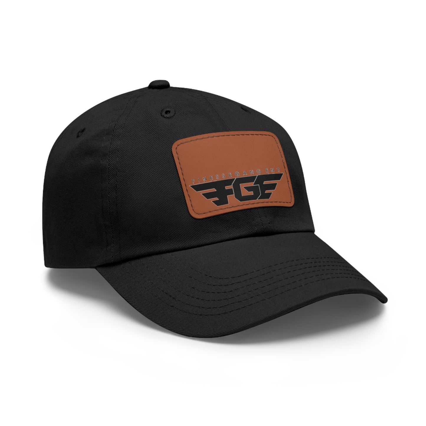 FGE Custom Leather Patch Dad Hat, Casual Cap, Stylish Dad Hat, Outdoor Hat, Perfect Gift for Dads, Father's Day Gift, Adjustable Cap