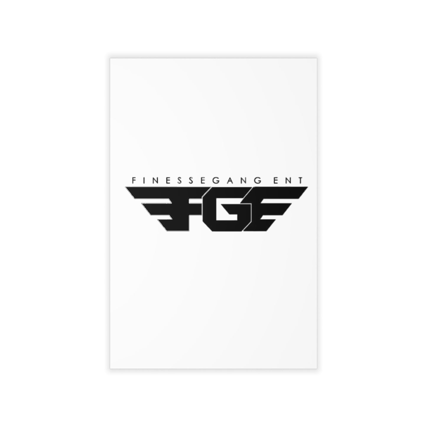 Finessegang Wall Decals - Modern Black Home Art, Stylish Room Decor, Unique Gift for Creative Spaces, Wall Stickers, Trendy Art Prints