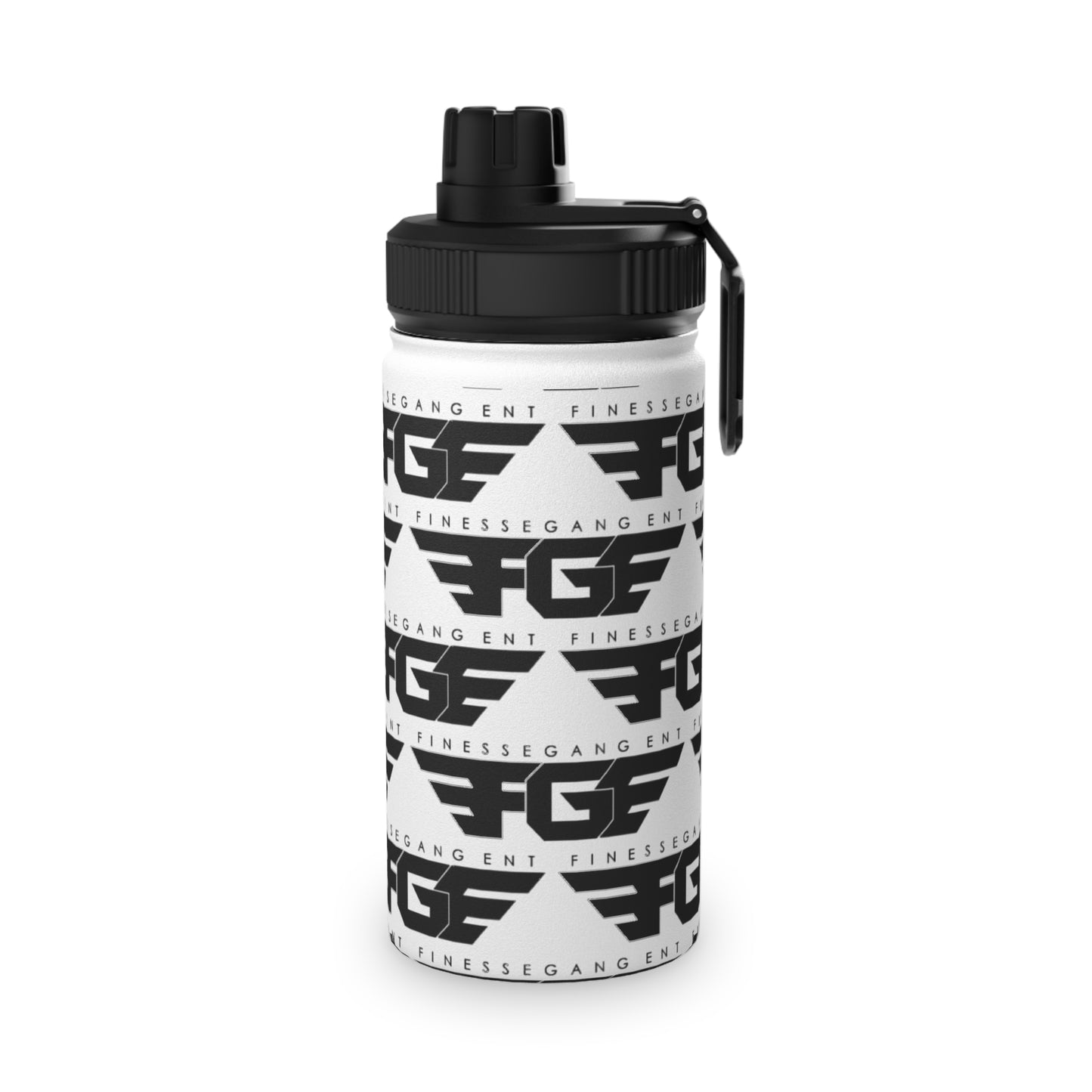 Fitness FGE Stainless Steel Water Bottle - Durable, Sleek, and Perfect for Sports, Hydration, Workout, Gym, Outdoor Activities