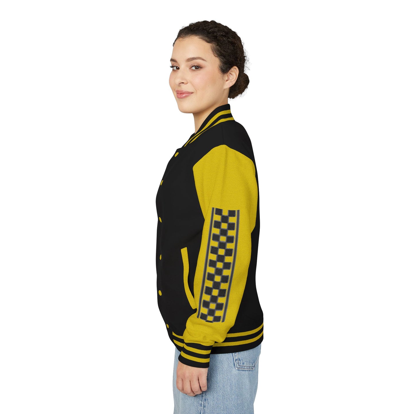 Stylish FGE Unisex Heavyweight Letterman Jacket with Bold Pattern - Perfect for Sports Fans, Casual Wear, College Events, Gifts & Celebrations