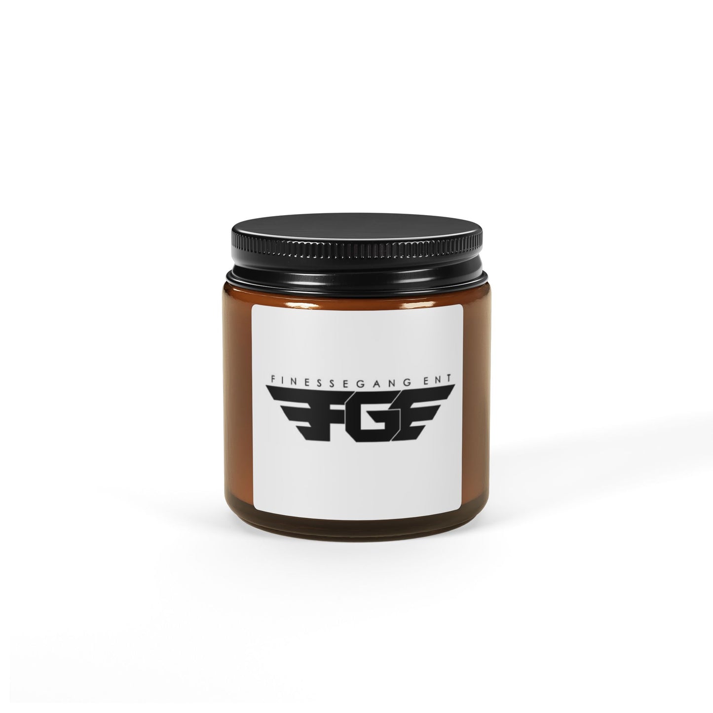 FinesseGang Scented Soy Candle - Amber Jar | Relaxing Home & Gift Idea
