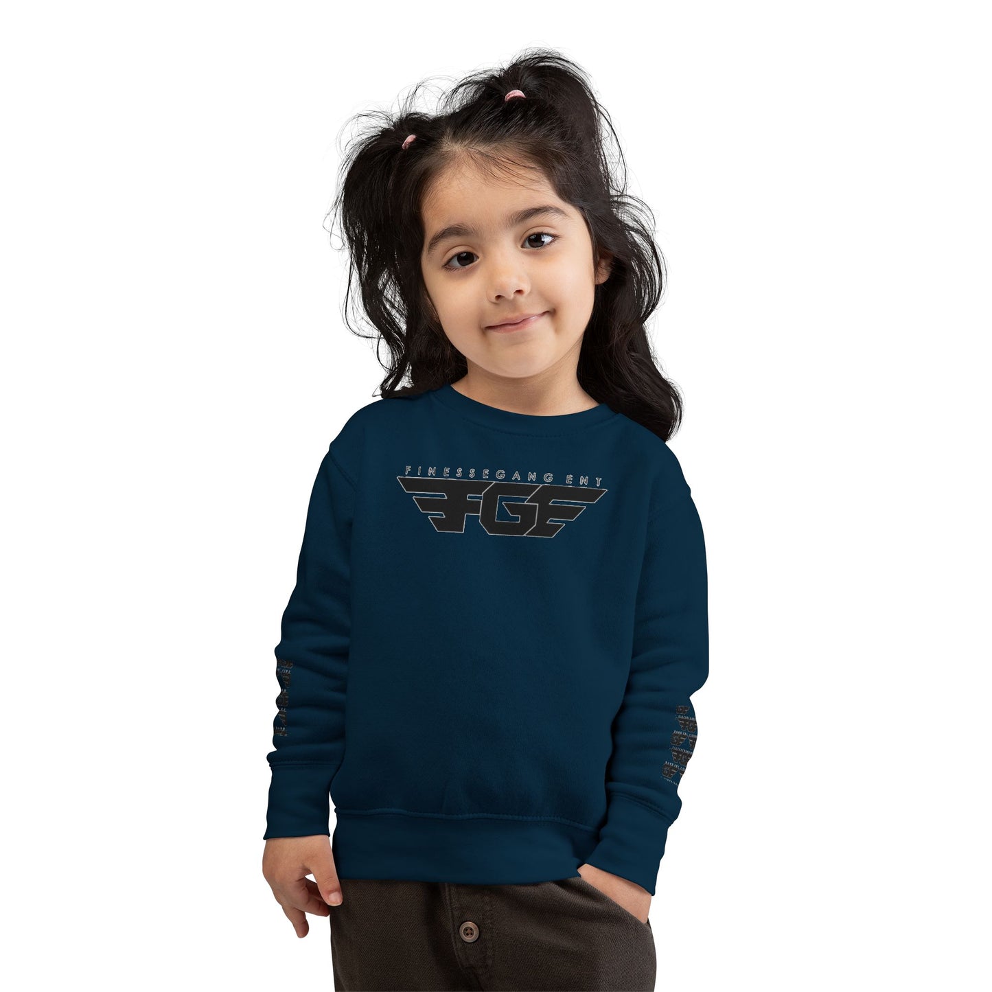 Stylish FGE Toddler Sweatshirt, Cool Kids Apparel, Graphic Toddler Top, Trendy Childrens Clothing, Birthday Gift for Kids, Casual Toddler Wear