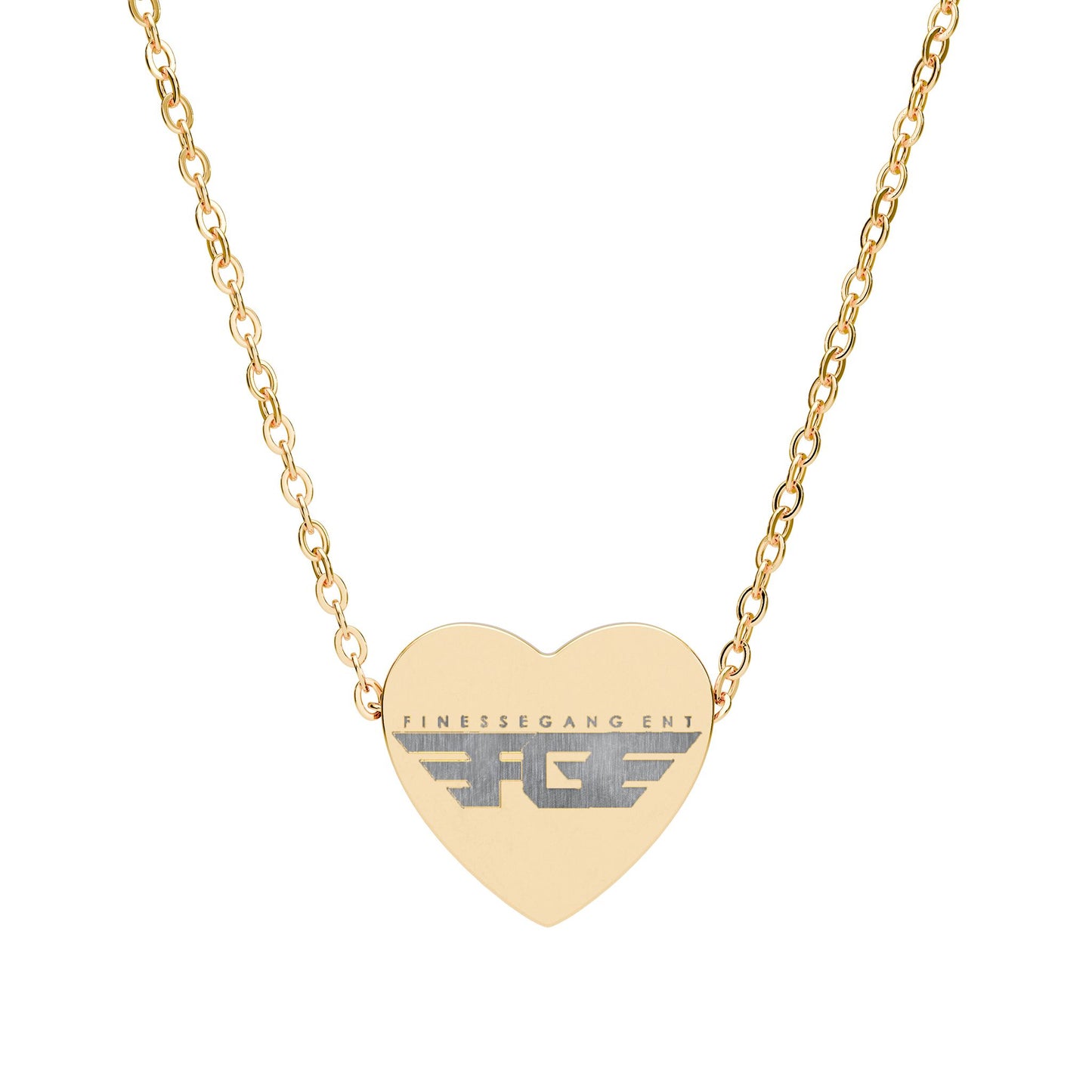FGE Personalized Heart Necklace, Engraved Jewelry, Gift for Her, Romantic Keepsake, Custom Necklace, Anniversary Gift