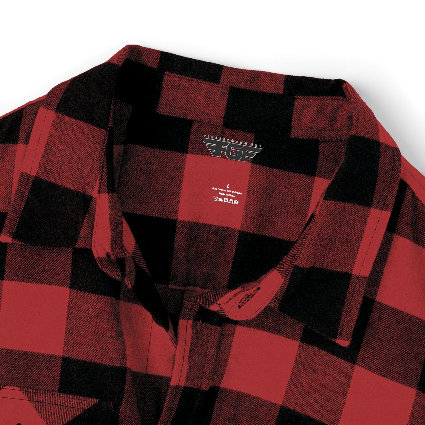 Cozy FGE Unisex Flannel Shirt for Fall Adventures, Casual Outing, Outdoor Gifting, Halloween Gatherings