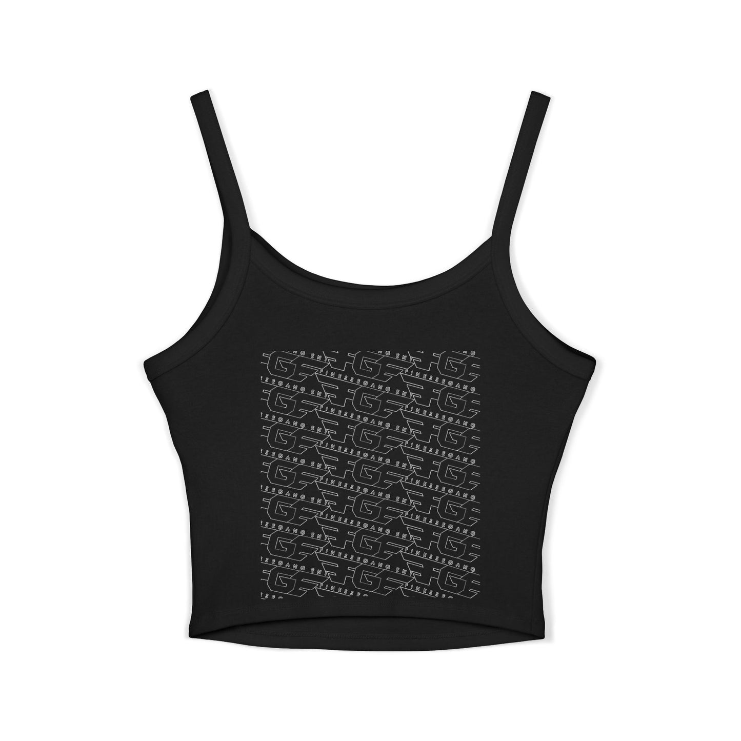 FGE Stylish Women's Spaghetti Strap Tank Top - Finessegagent Graphic Design