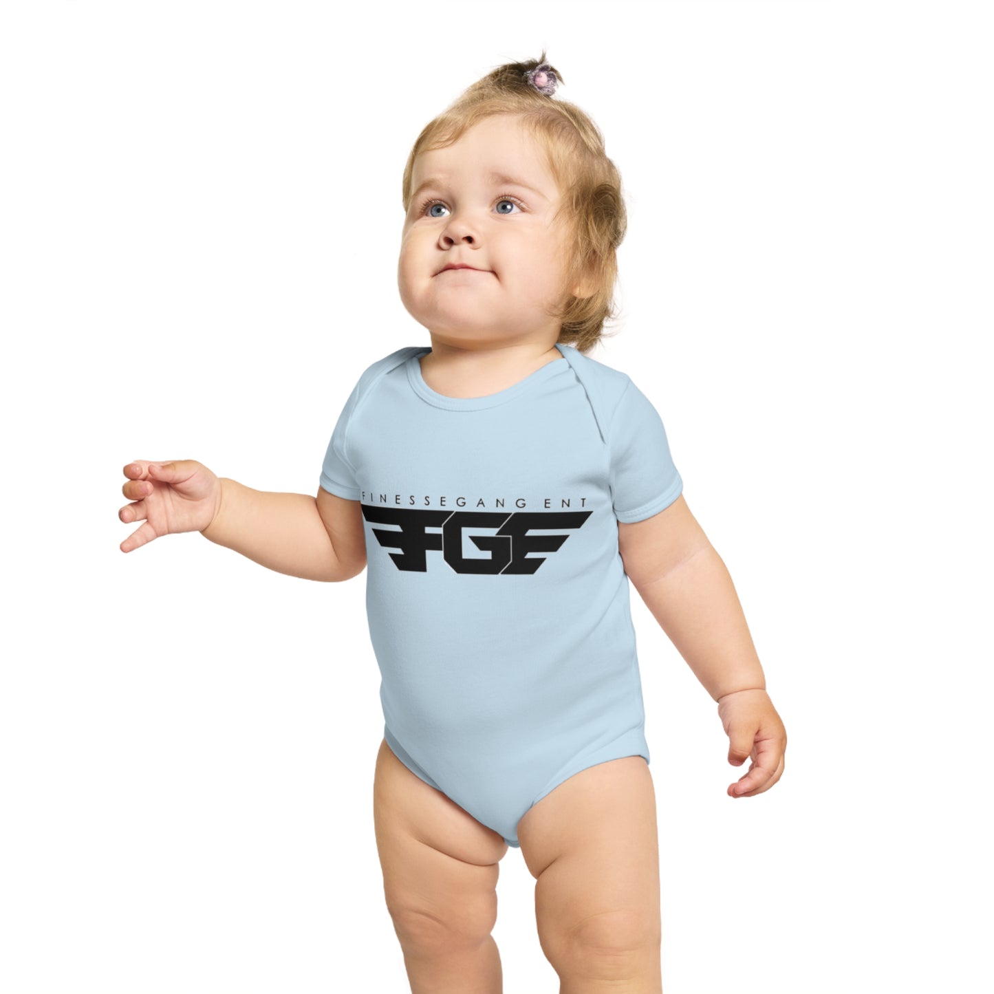 Finesse Agent Short Sleeve Baby Bodysuit - Trendy Infant Apparel