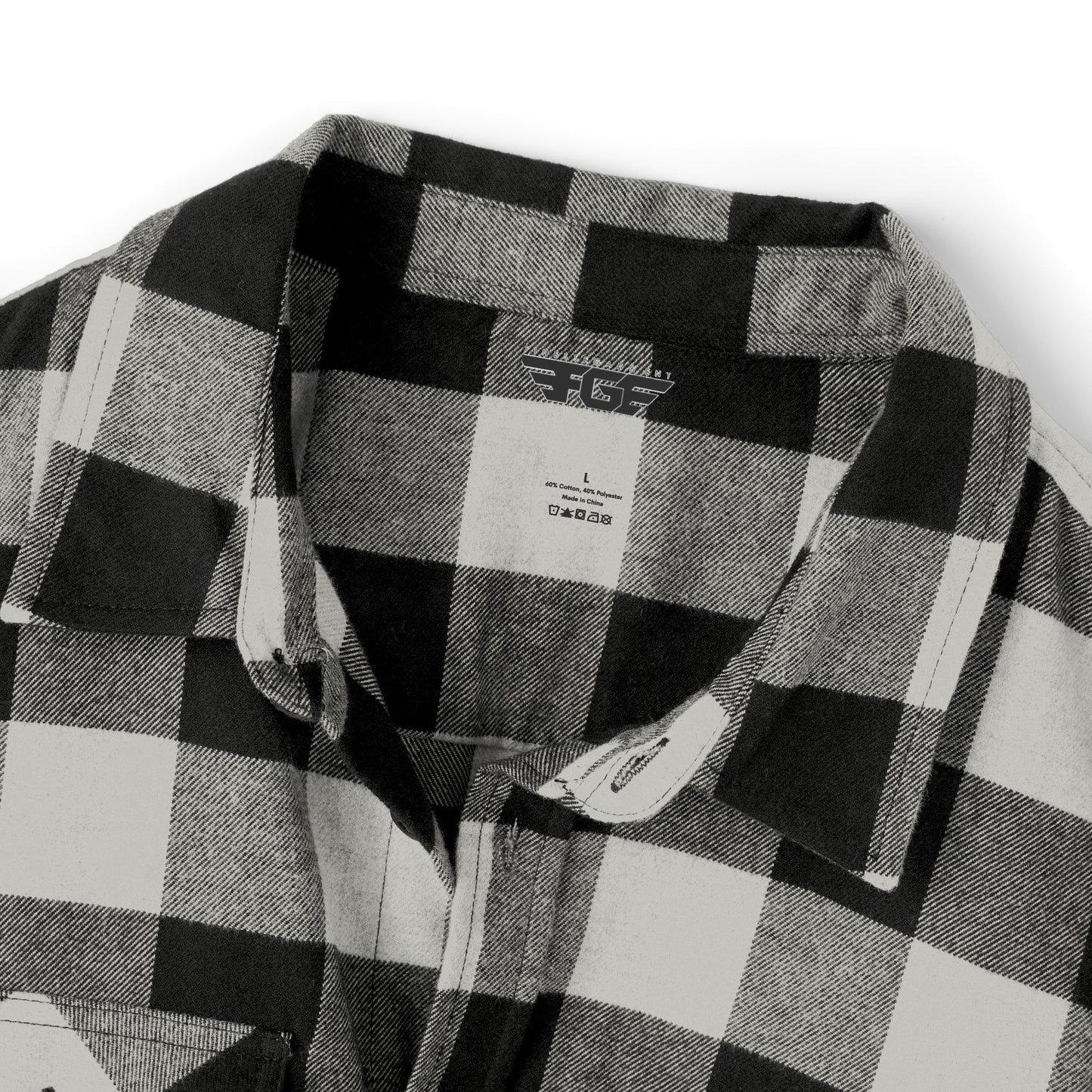 Cozy FGE Unisex Flannel Shirt for Fall Adventures, Casual Outing, Outdoor Gifting, Halloween Gatherings