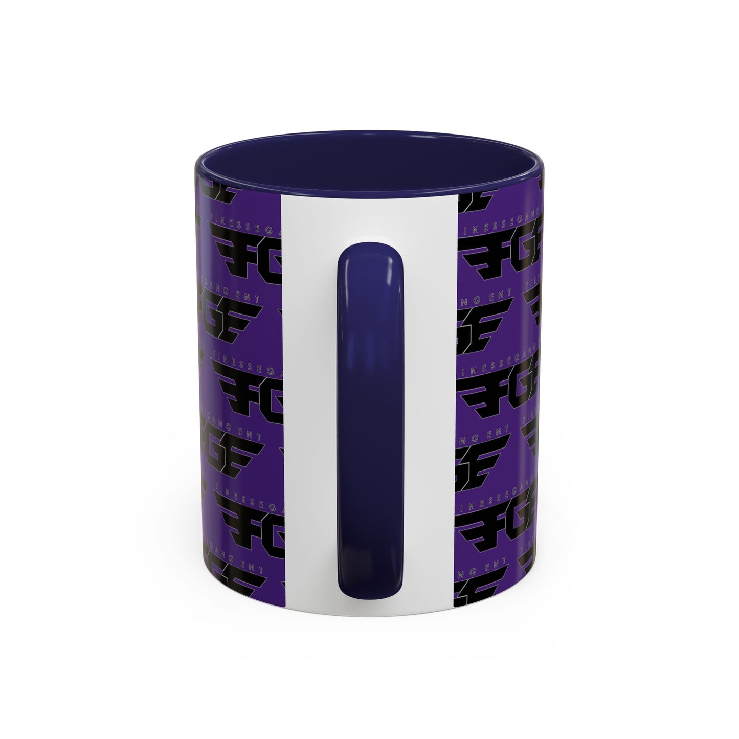Funky Purple Accent Coffee Mug - Unique Gift for Coffee Lovers, Stylish Home Decor, Office Essential, Birthday Present, Empowering Vibes