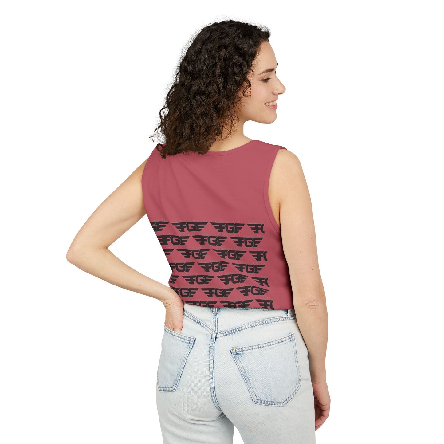 Trendy FGE Unisex Graphic Tank Top - Perfect for Summer, Casual Outings, Fitness, Parties, Gifts