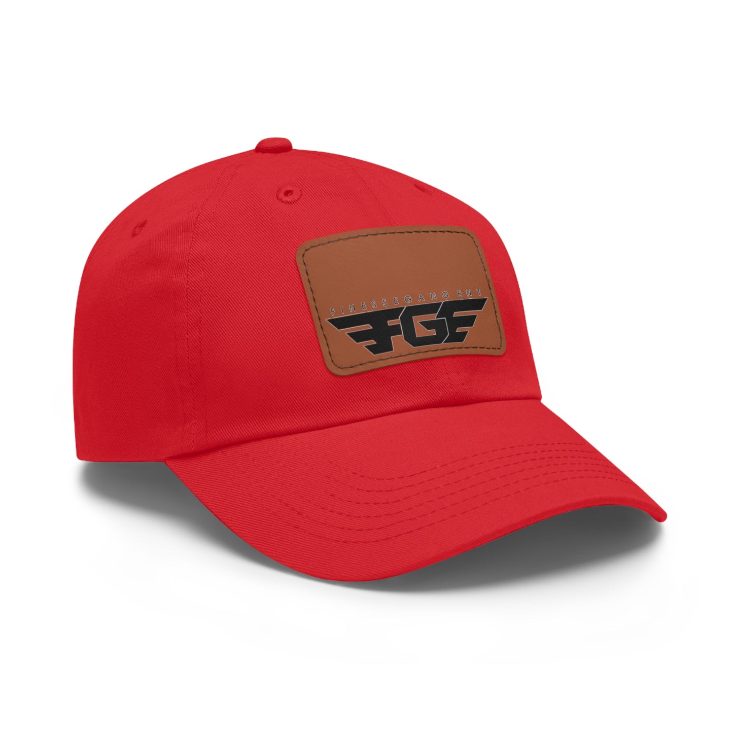 FGE Custom Leather Patch Dad Hat, Casual Cap, Stylish Dad Hat, Outdoor Hat, Perfect Gift for Dads, Father's Day Gift, Adjustable Cap