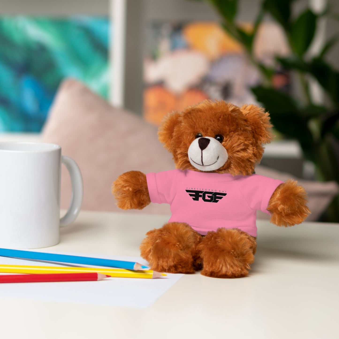 Stuffed Baby NESSY POOH Animals with FGE Tee