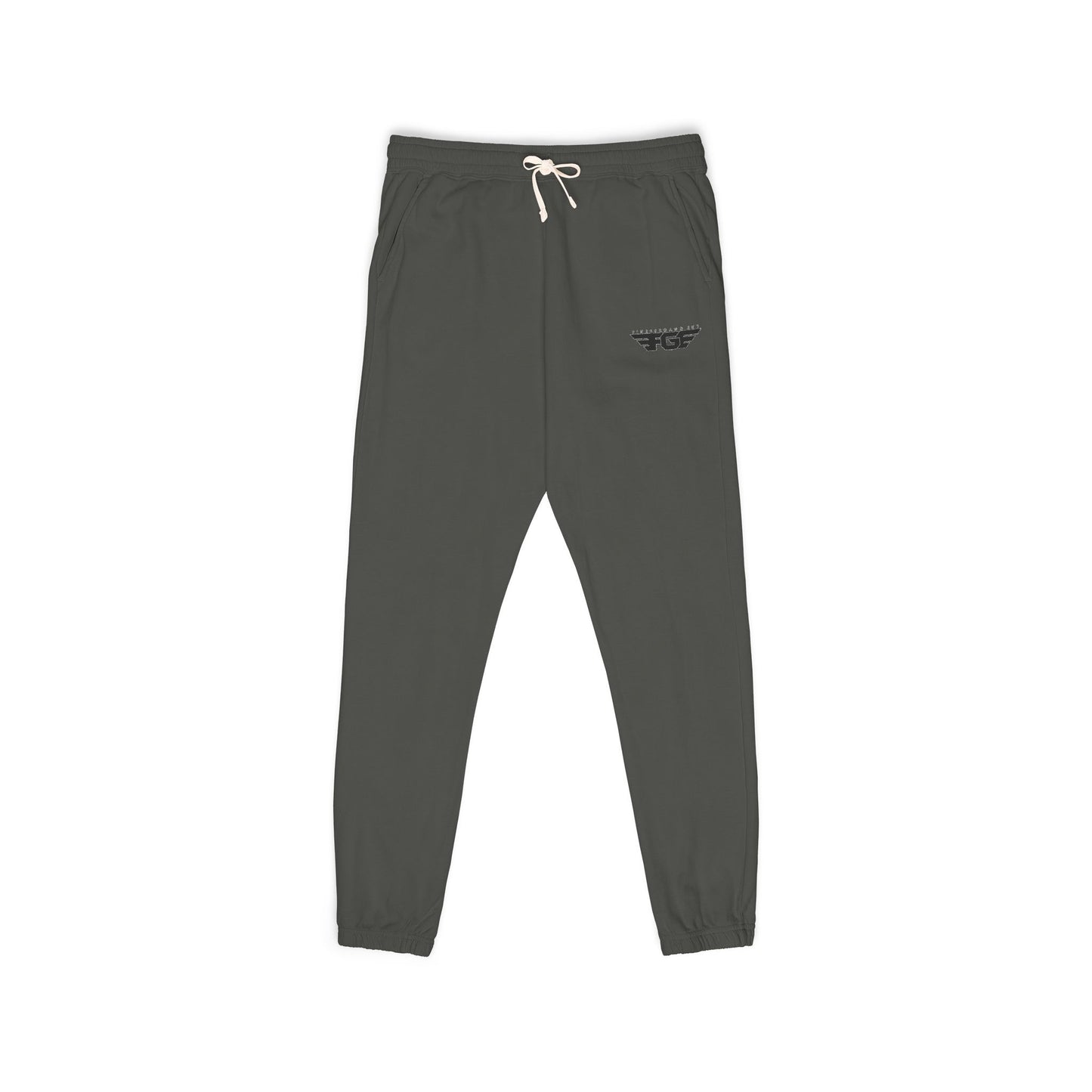 Comfy FGE Garment-Dyed Fleece Sweatpants - Unisex Loungewear, Ideal for Relaxation, Cozy Evenings, Casual Outings, Gift for Him/Her