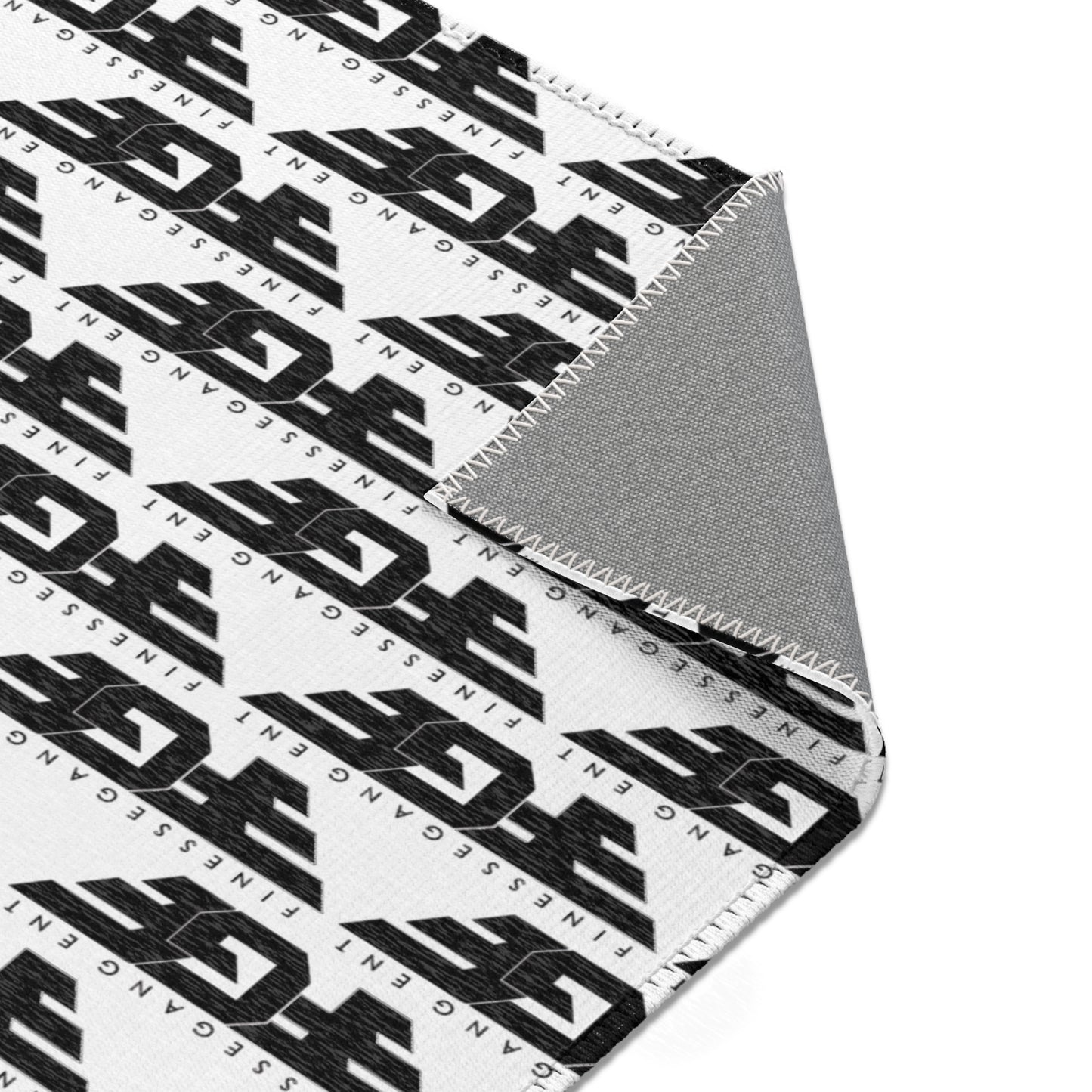 Modern FGE Geometric Area Rug, Chic Home Decor, Boho Rug, Living Room Accent, Black and White Rug, Stylish Floor Mat
