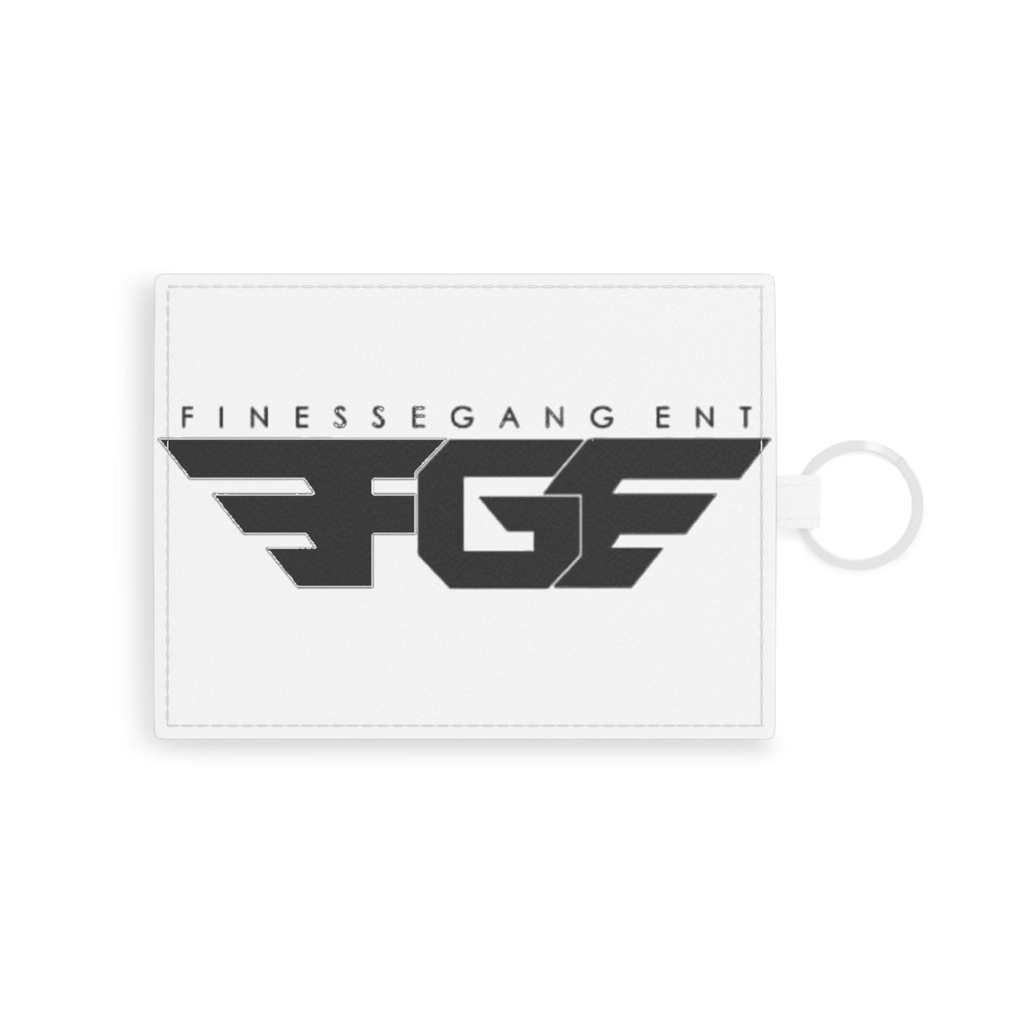 Stylish FGE Leather Card Holder, Minimalist Accessory for Professionals, Ideal for Gift Giving, Business Cards, Travel, FinesseGang Ent Design