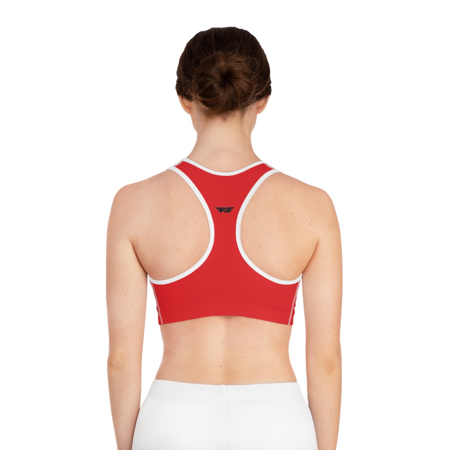 FGE Athletic Sports Bra - Stylish Activewear for Fitness Enthusiasts, Gym, Yoga, Running, Team Sports