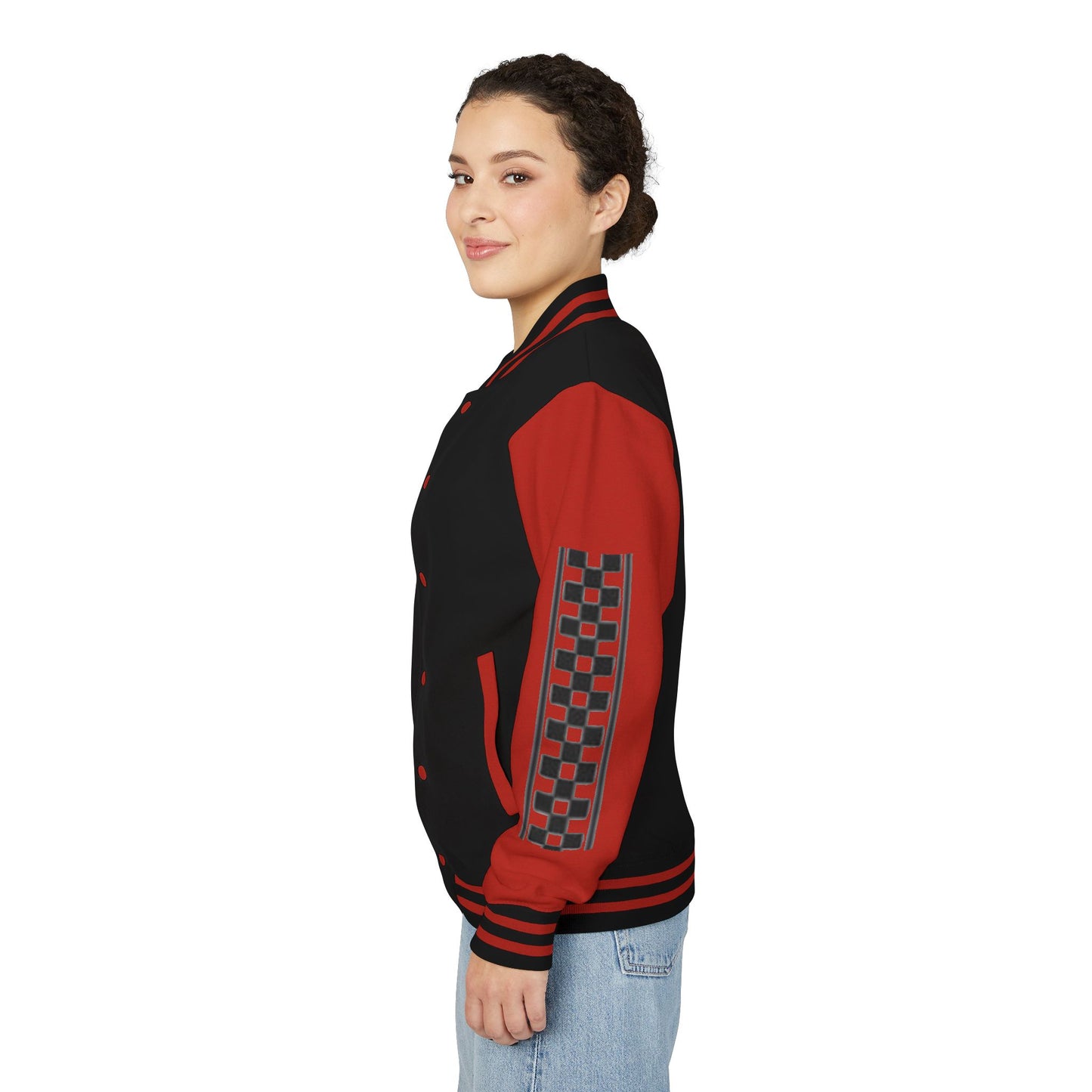 Stylish FGE Unisex Heavyweight Letterman Jacket with Bold Pattern - Perfect for Sports Fans, Casual Wear, College Events, Gifts & Celebrations