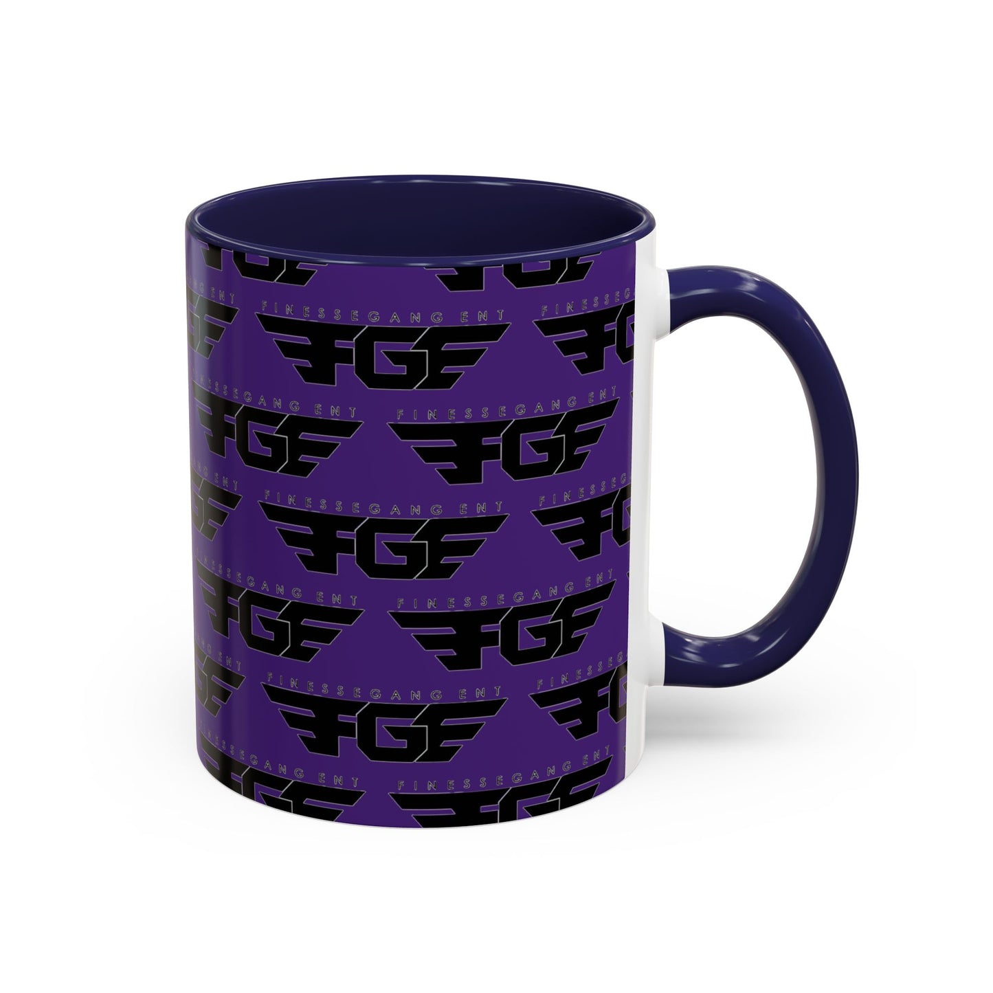Funky Purple Accent Coffee Mug - Unique Gift for Coffee Lovers, Stylish Home Decor, Office Essential, Birthday Present, Empowering Vibes