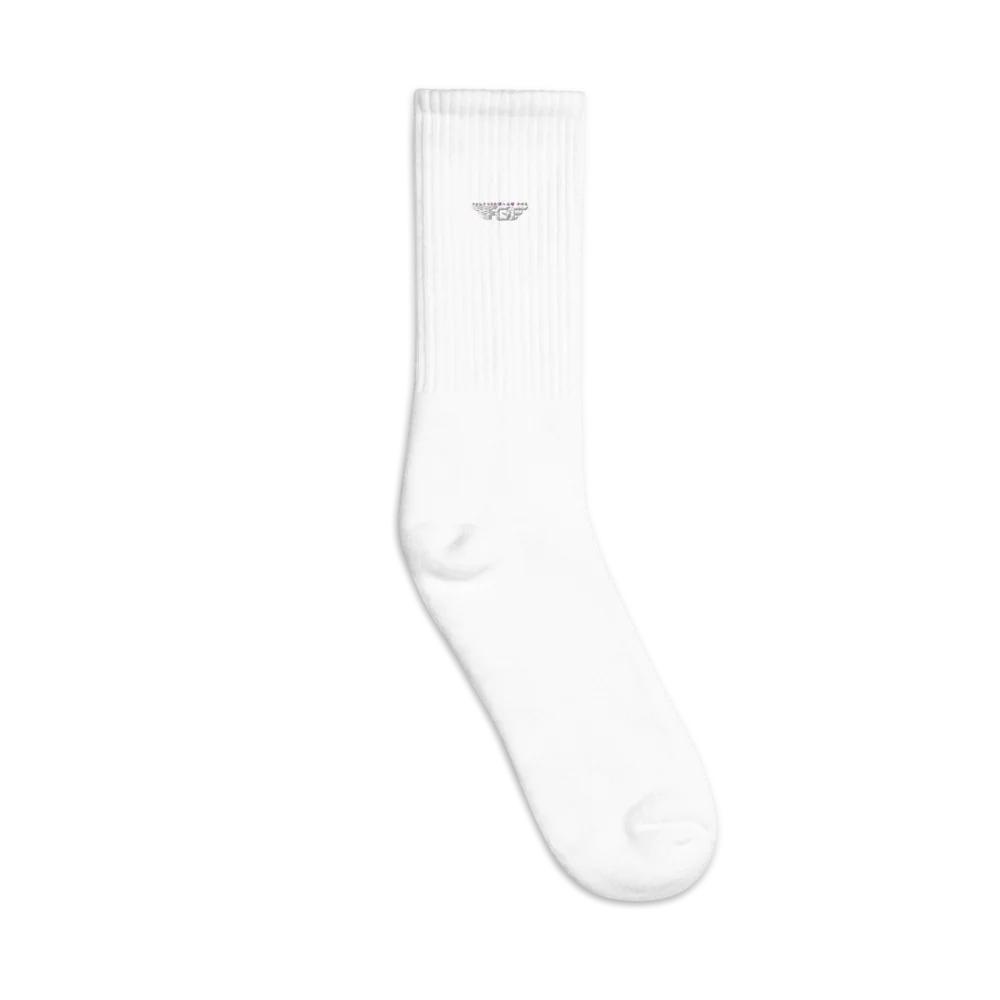 FGE Embroidered Crew Socks | SOCCO SC200