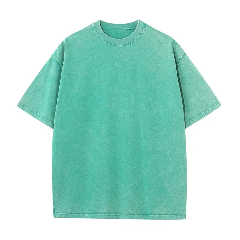 Dtg FGE Print Streetwear Graphic Tees Blank T-shirt Plus Size Men's Clothing Acid Wash T-Shirt Mens Custom Vintage Oversized T Shirts