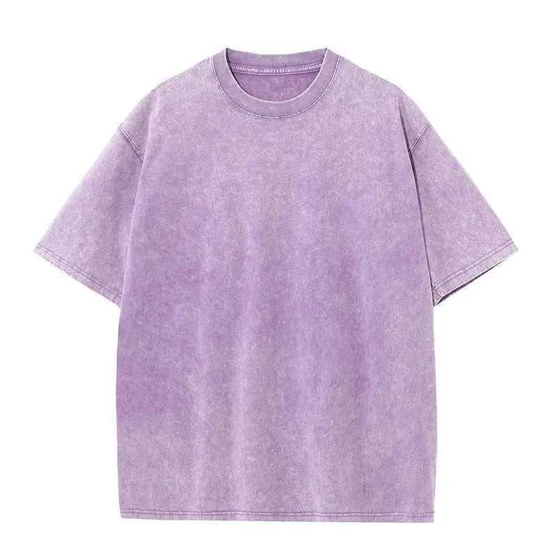 Dtg FGE Print Streetwear Graphic Tees Blank T-shirt Plus Size Men's Clothing Acid Wash T-Shirt Mens Custom Vintage Oversized T Shirts
