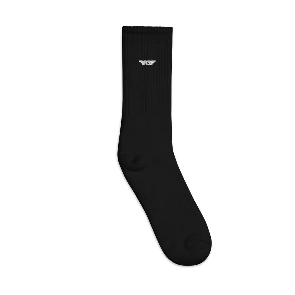 FGE Embroidered Crew Socks | SOCCO SC200