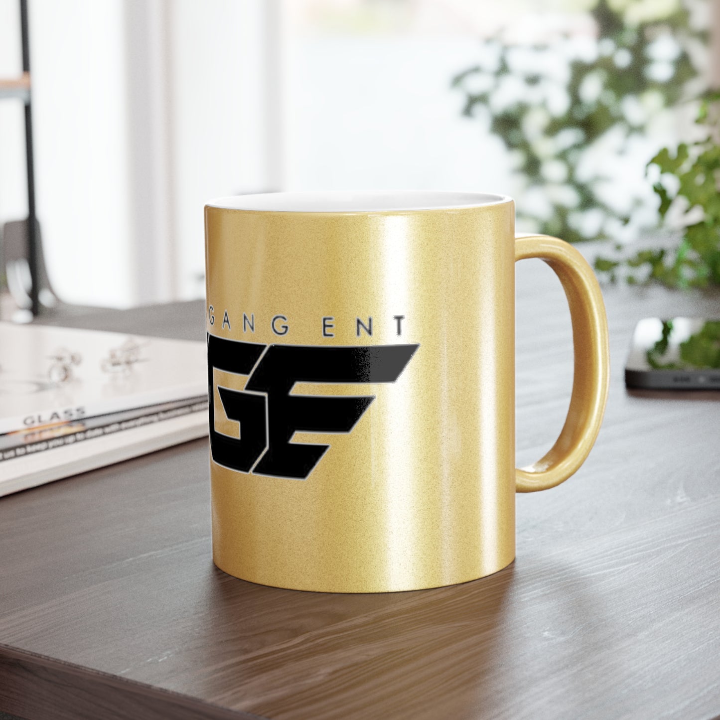 Metallic FGE Mug - Stylish Silver/Gold Drinkware for Trendsetters, Unique Gift for Coffee Lovers, Ideal for Home & Office, Perfect for [...]