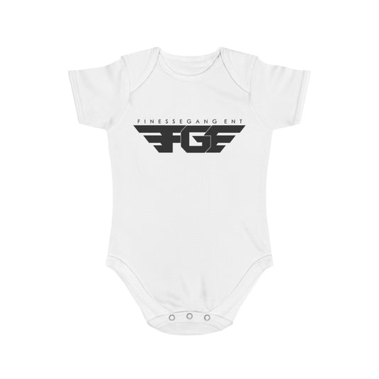 Finesse Agent Short Sleeve Baby Bodysuit - Trendy Infant Apparel