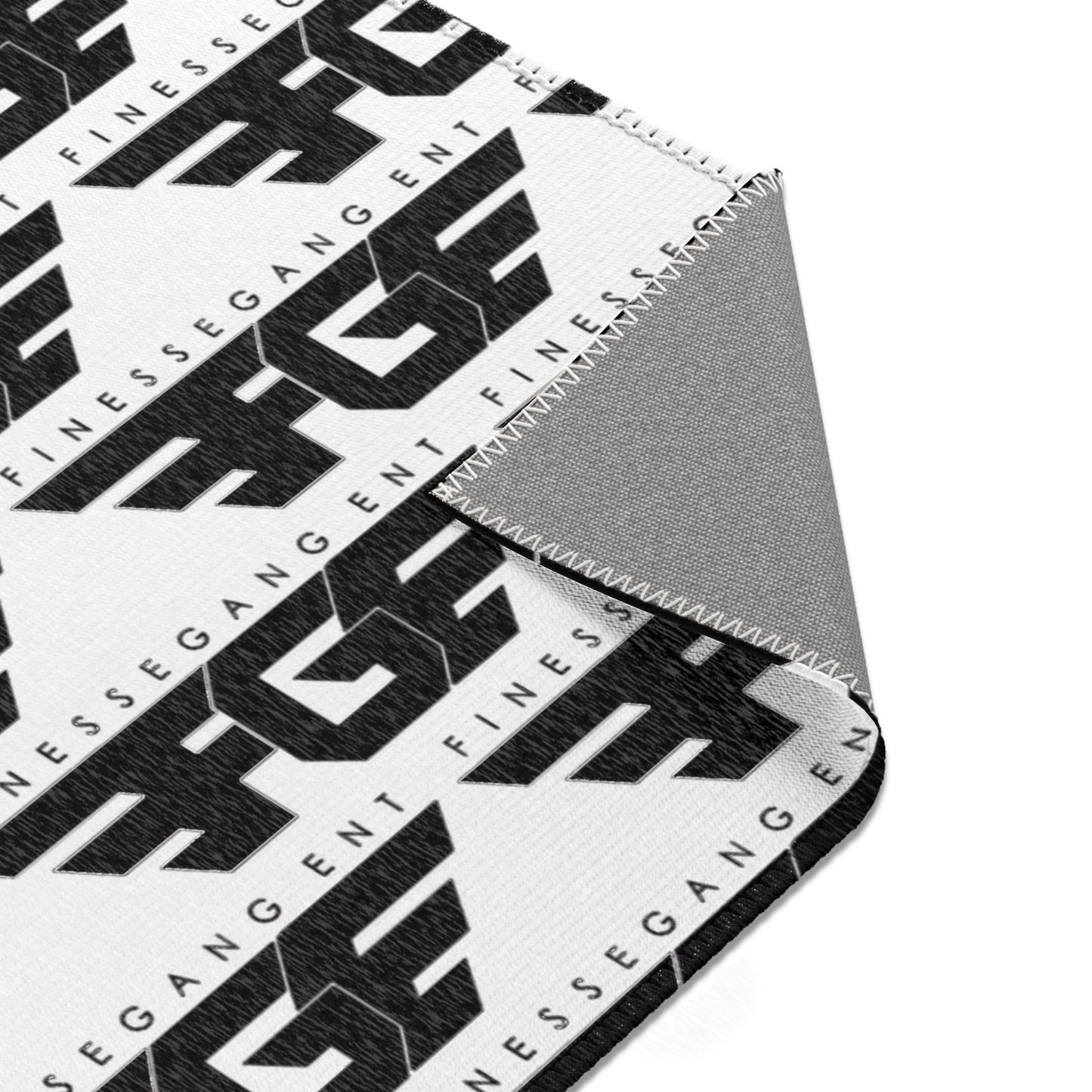 Modern FGE Geometric Area Rug, Chic Home Decor, Boho Rug, Living Room Accent, Black and White Rug, Stylish Floor Mat