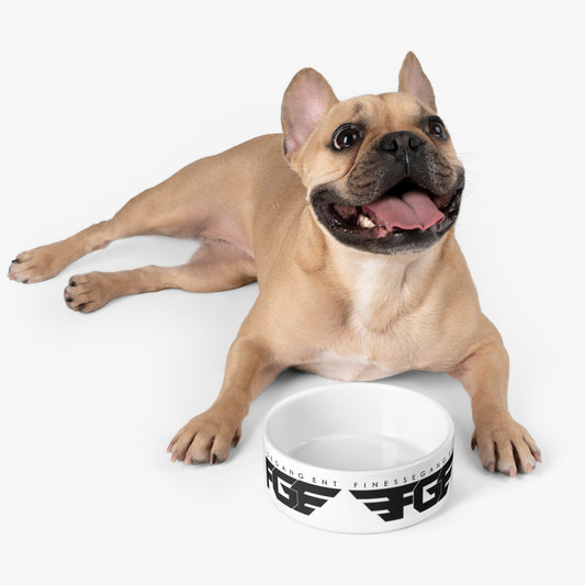 Stylish Pet Bowl for Trendy Pets | Dog Bowl, Cat Bowl, Modern Pet Dish, Unique Pet Accessory, Finesse Gang Theme