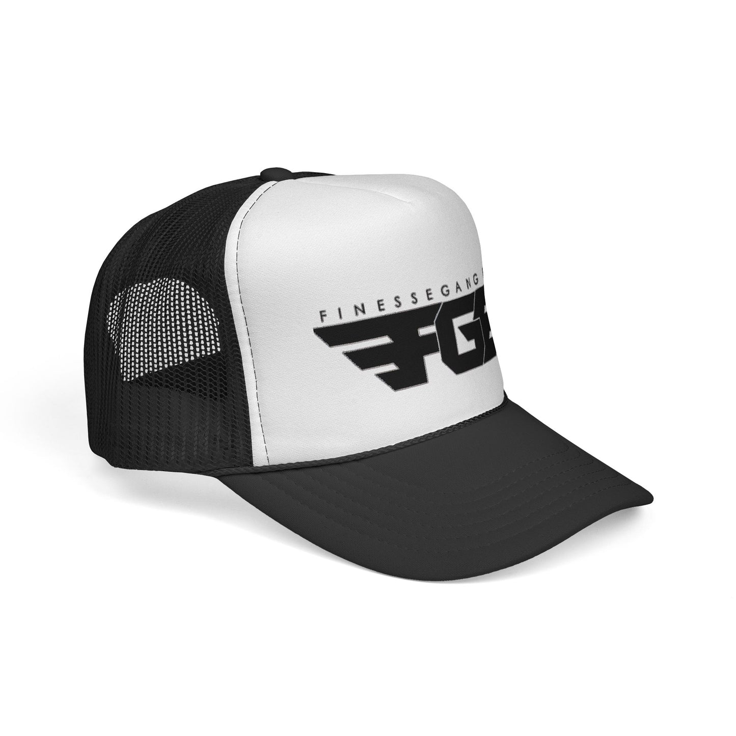 FGE Trucker Cap — FGF Retro Wing Logo (FitnessGang Ent)